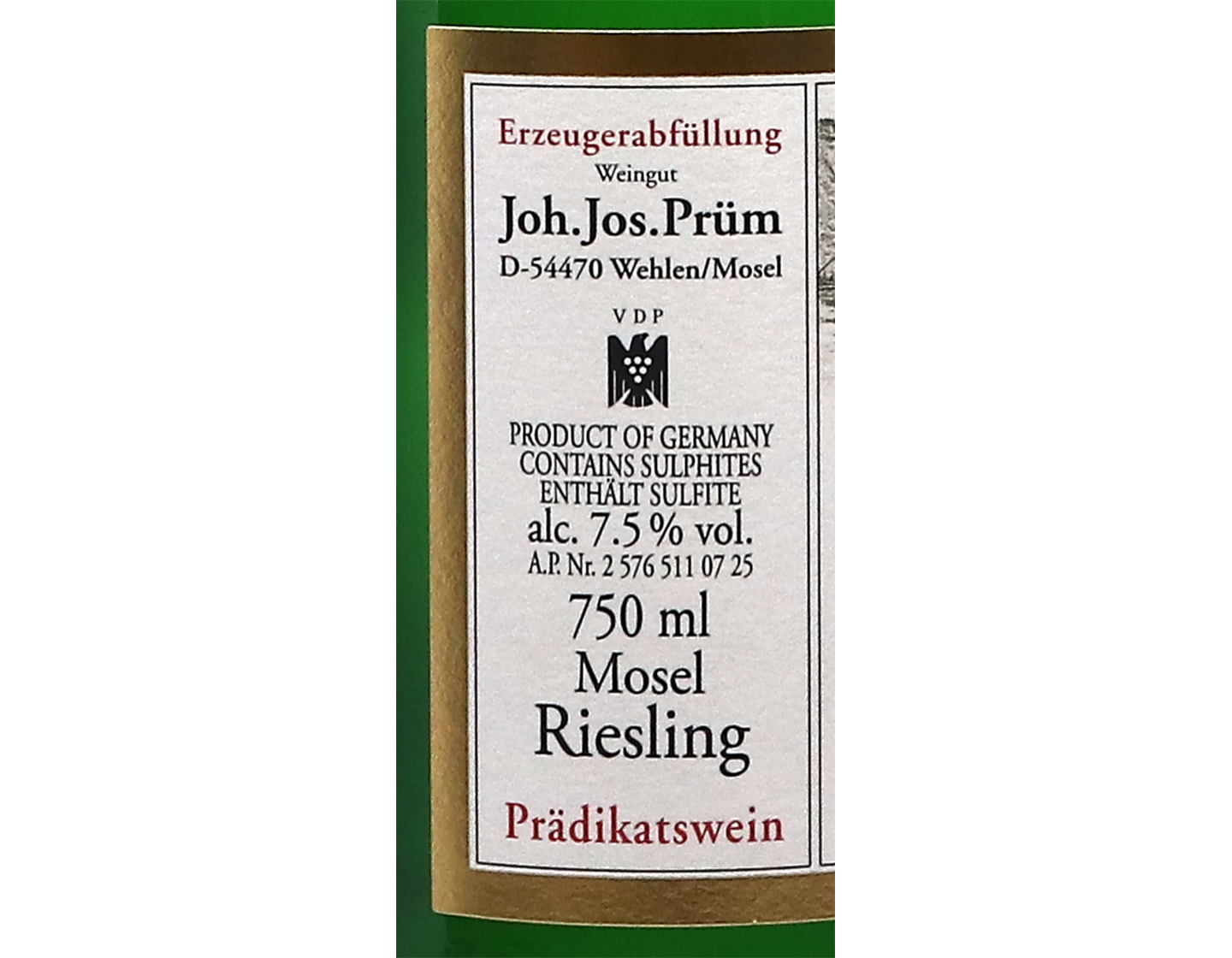 Graacher Himmelreich Riesling Kabinett Joh Jos Prum 2024