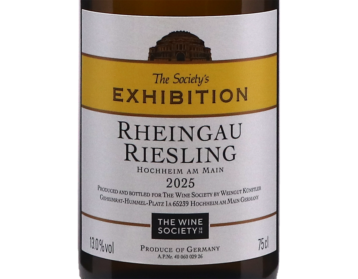 The Societys Exhibition Rheingau Riesling 2025