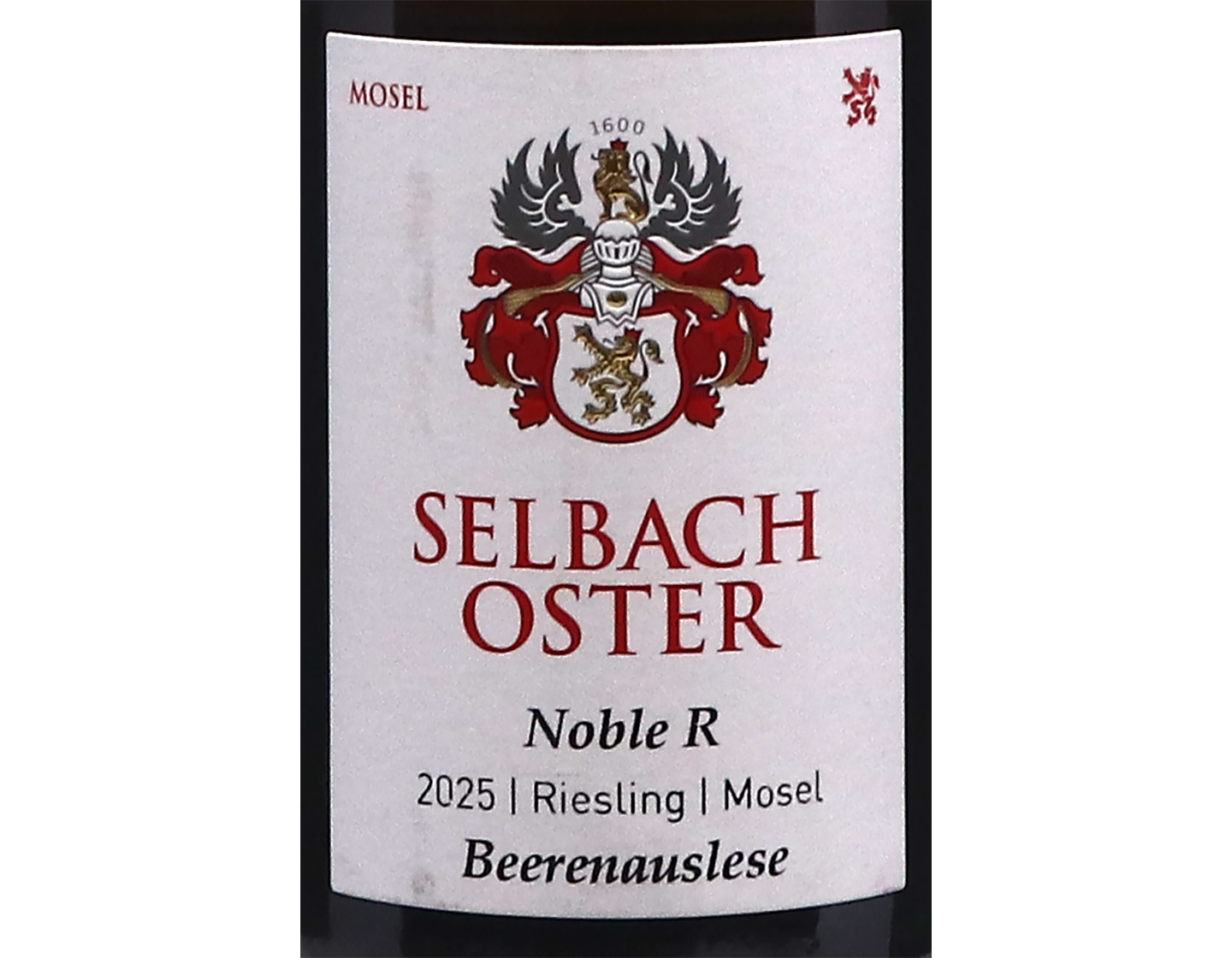 Selbach Oster Noble R Beerenauslese