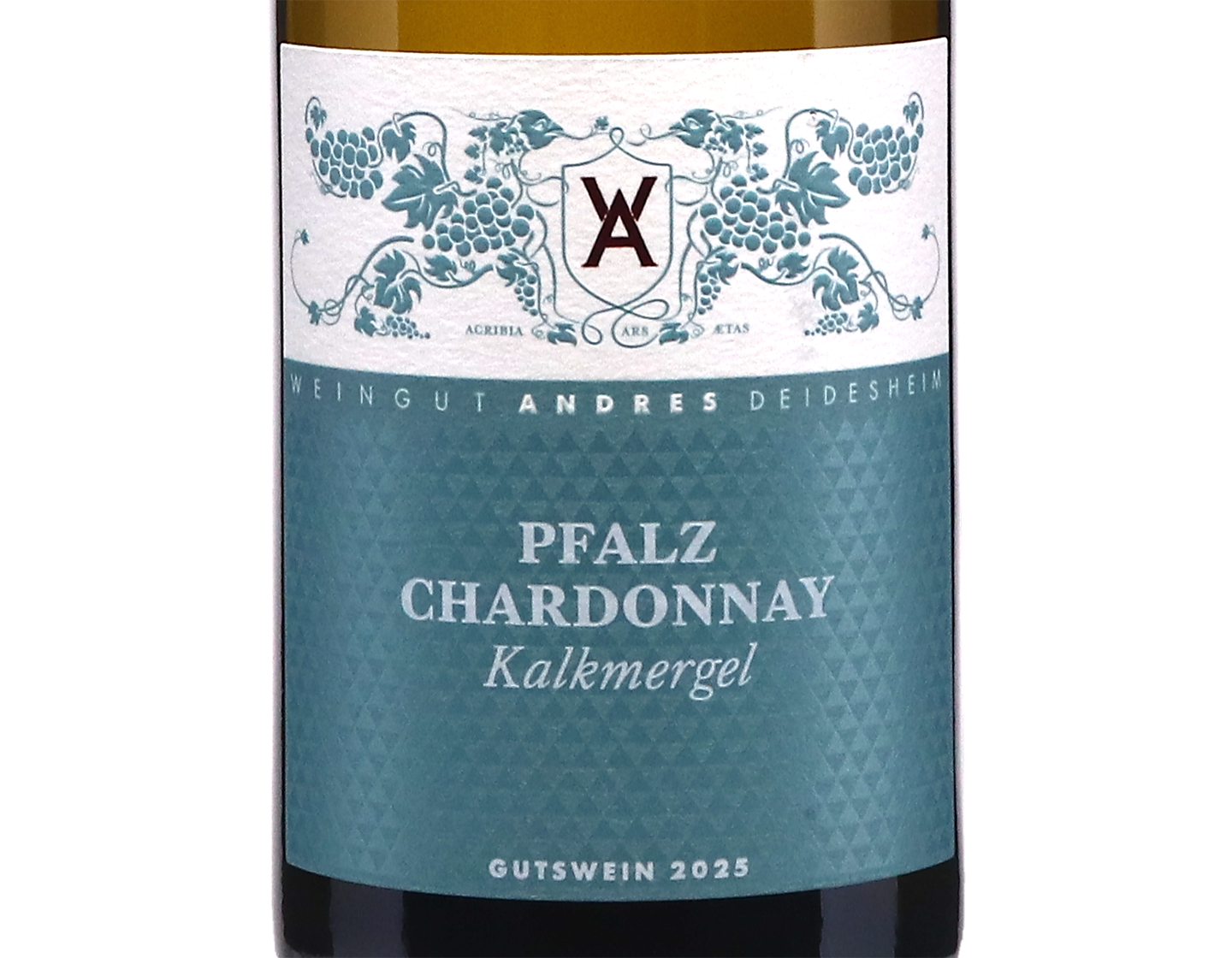 Pfalz Chardonnay vom Kalkmergel trocken Weingut Andres Deidesheim 2025 ORGANIC