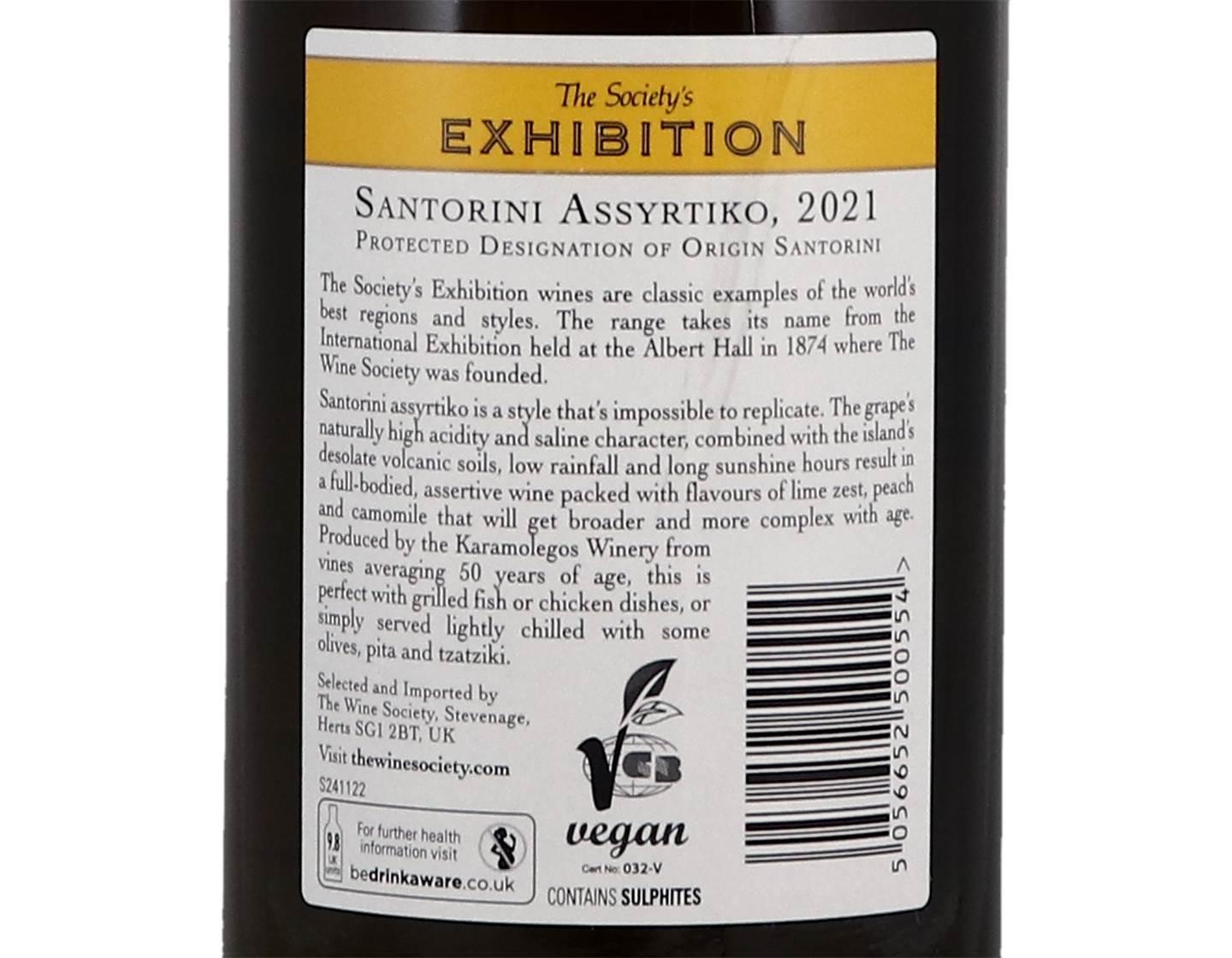 The Society's Exhibition Santorini Assyrtiko 2021