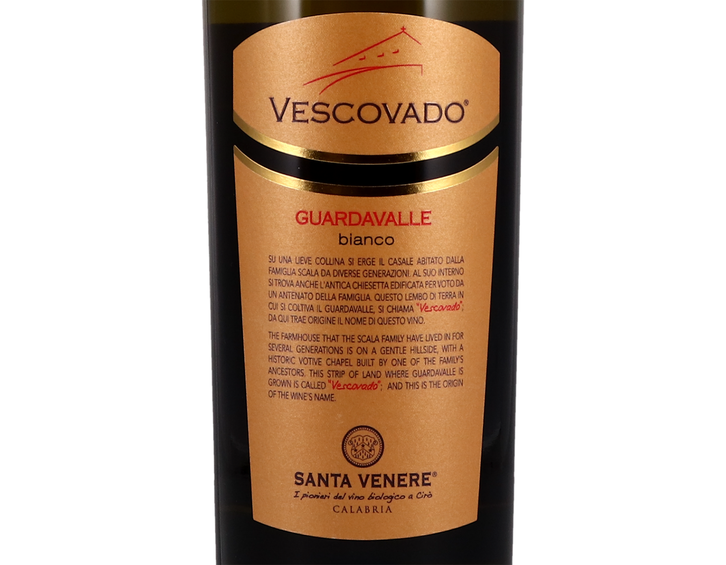 Vescovado Guardavalle Calabria Bianco Santa Venere 2020 ORGANIC