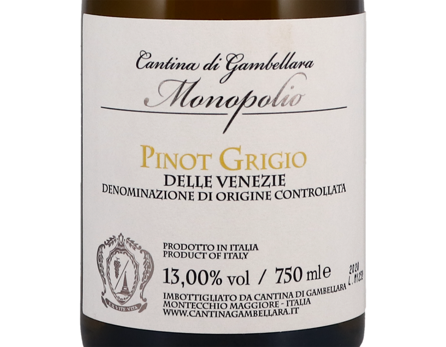 Gambellara Monopolio Pinot Grigio 2020