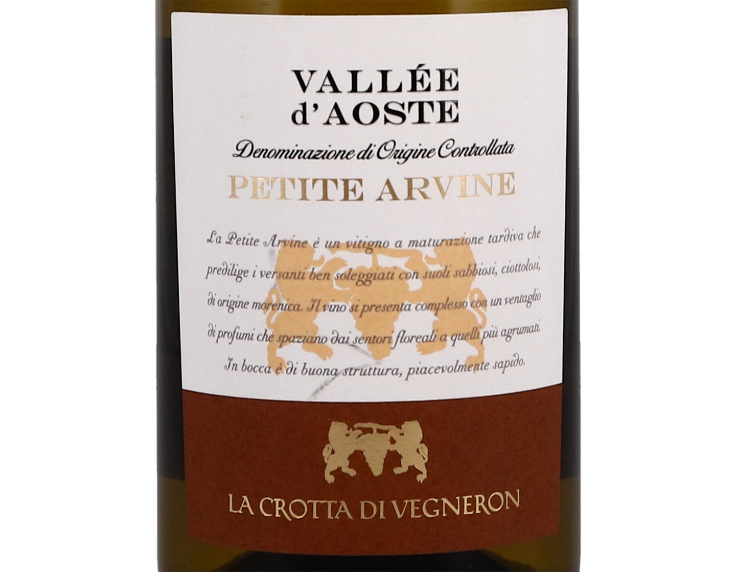 Petite Arvine Val d'Aosta, La Crotta di Vegneron 2020
