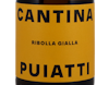 Ribolla Gialla Friuli, Cantina Puiatti 2020 view 2