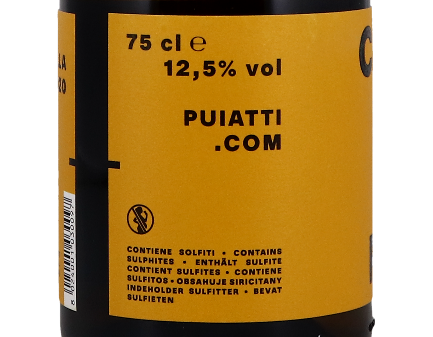 Ribolla Gialla Friuli, Cantina Puiatti 2020