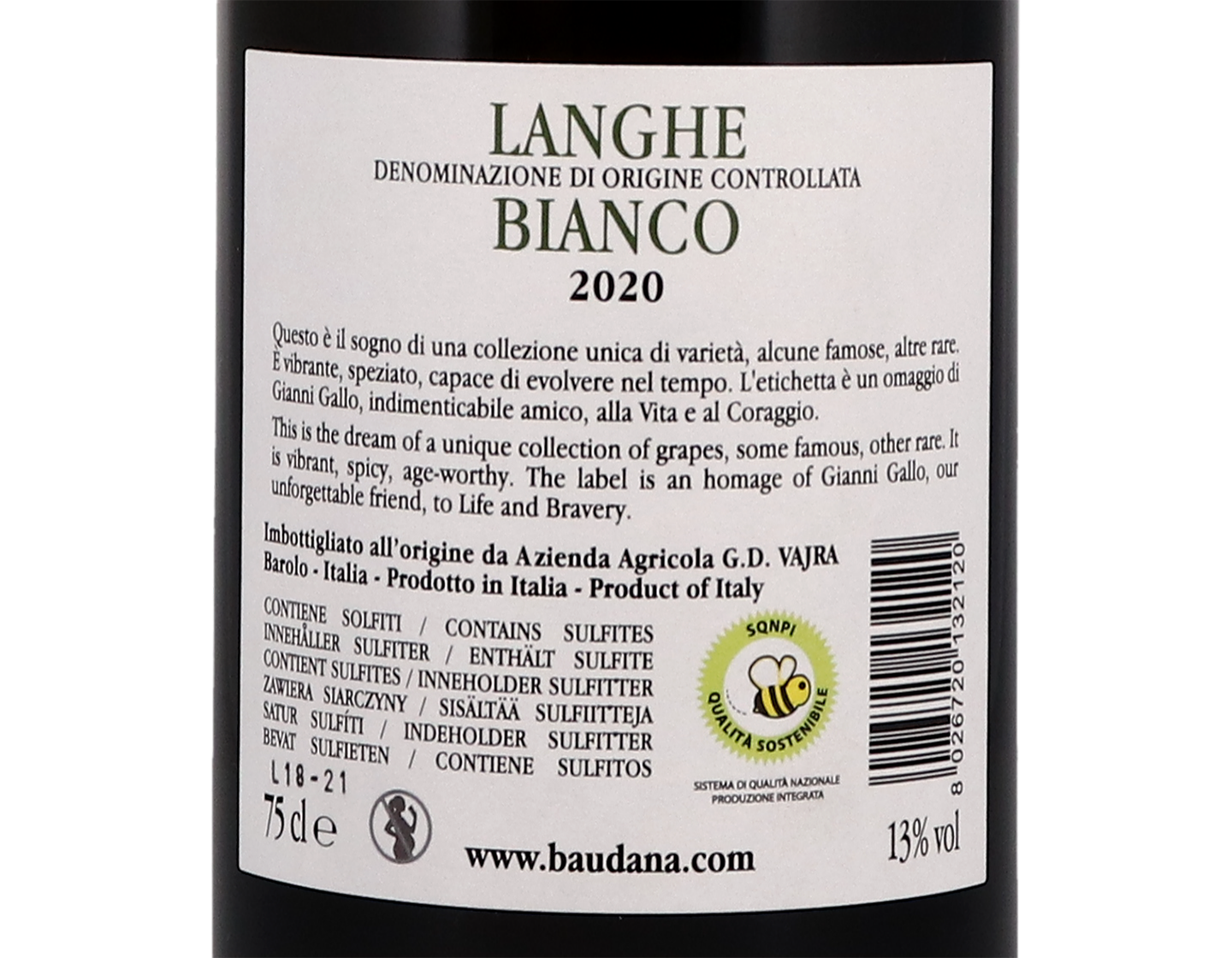 Dragon Langhe Bianco Luigi Baudana 2020
