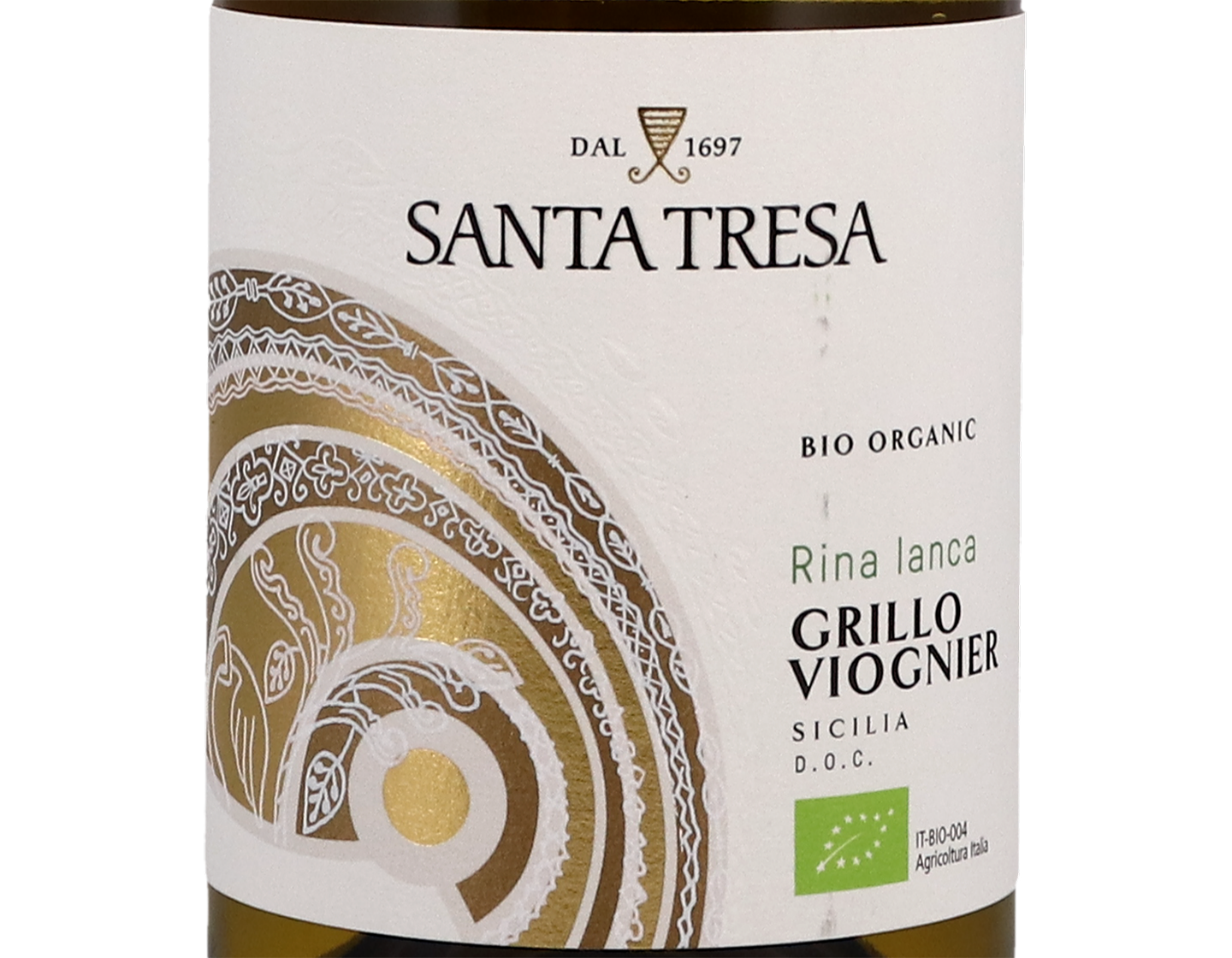 Santa Tresa Riana Ianca Sicilia Grillo Viognier 2020 ORGANIC