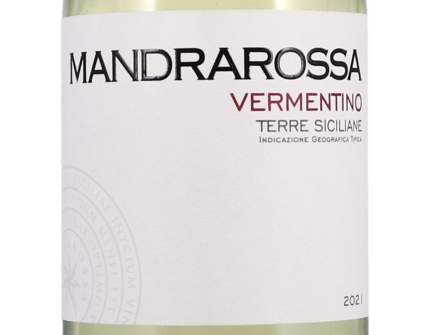 Vermentino Sicilia, Mandrarossa 2021