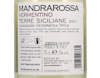 Vermentino Sicilia, Mandrarossa 2021 view 3
