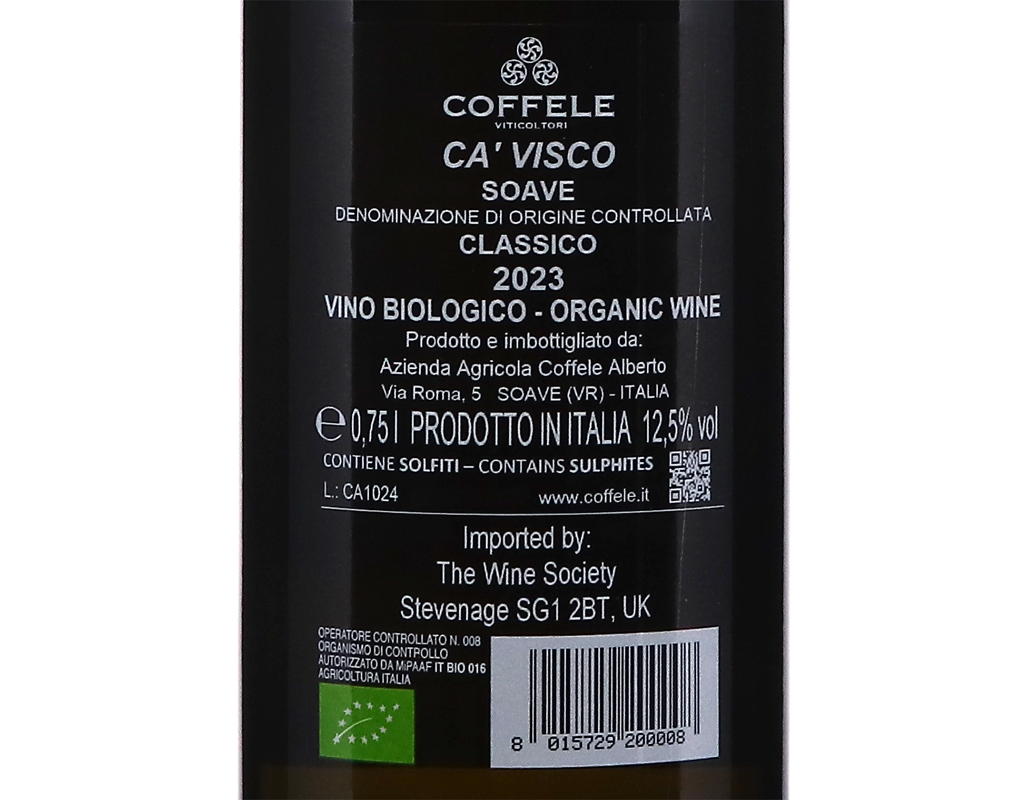 Coffele Ca Visco Soave Classico 2023 Organic
