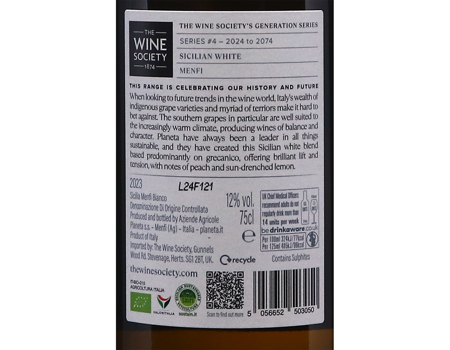 The Wine Society's Generation Series Sicilian White 2023