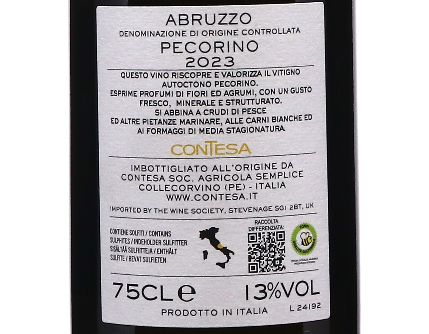 Pecorino Abruzzo Contesa 2023