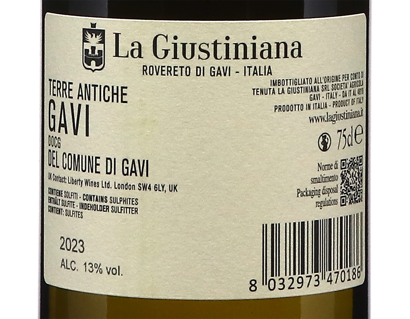 Gavi di Gavi Terre Antiche La Giustiniana 2023