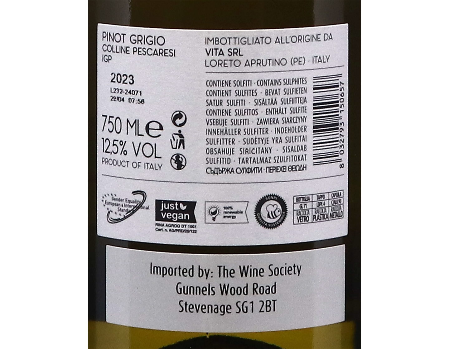 Magnolia Colline Pescaresi Pinot Grigio 2023