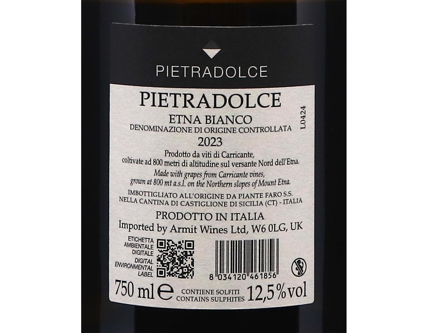 Pietradolce Etna Bianco 2023