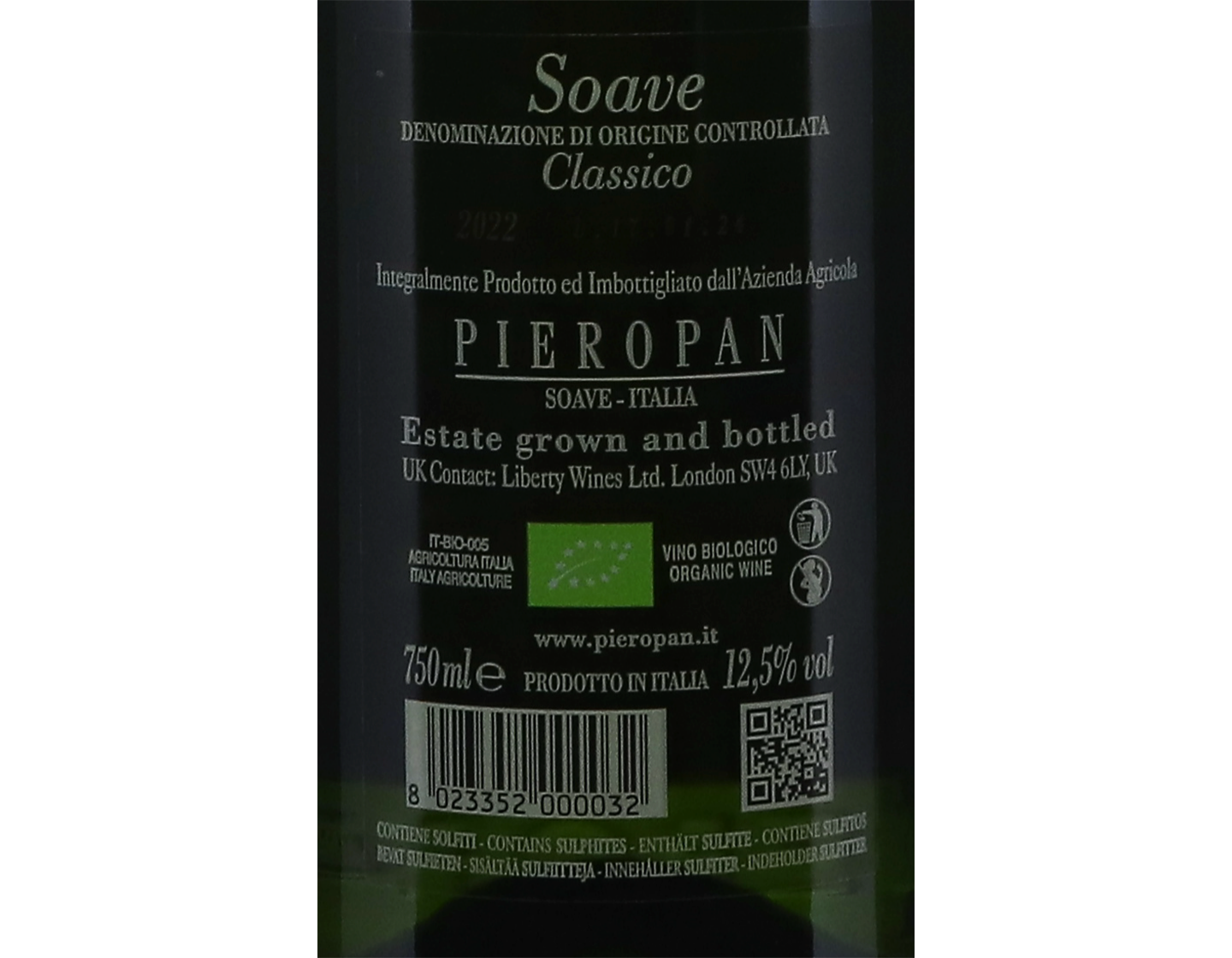 Soave Classico Calvarino Pieropan 2022 ORGANIC