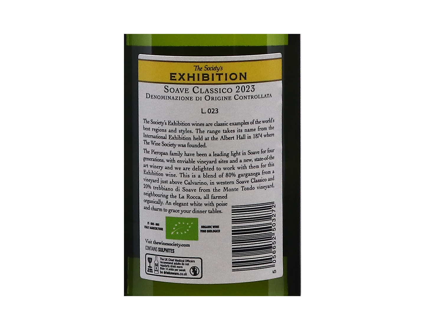 The Societys Exhibition Soave 2023 ORGANIC