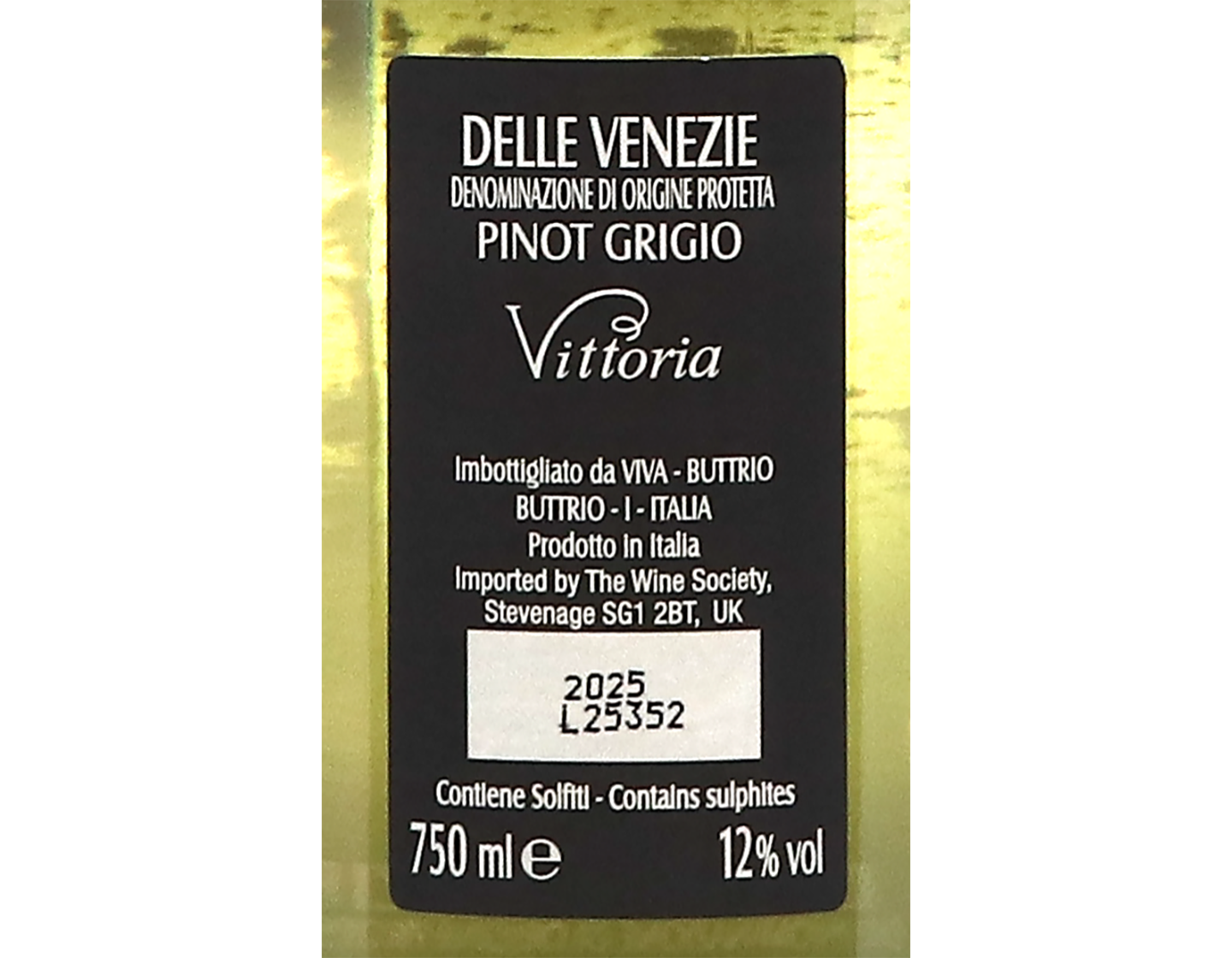 Vittoria Pinot Grigio IGT Venezie 2025