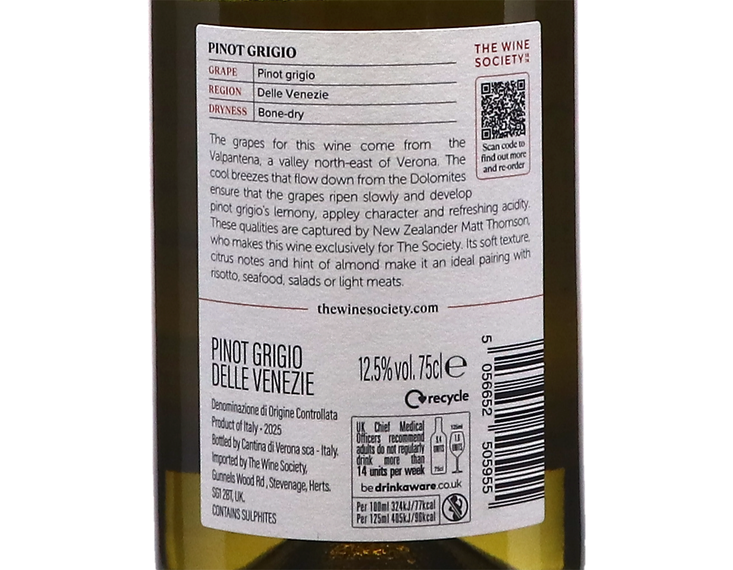 The Society's Pinot Grigio 2025