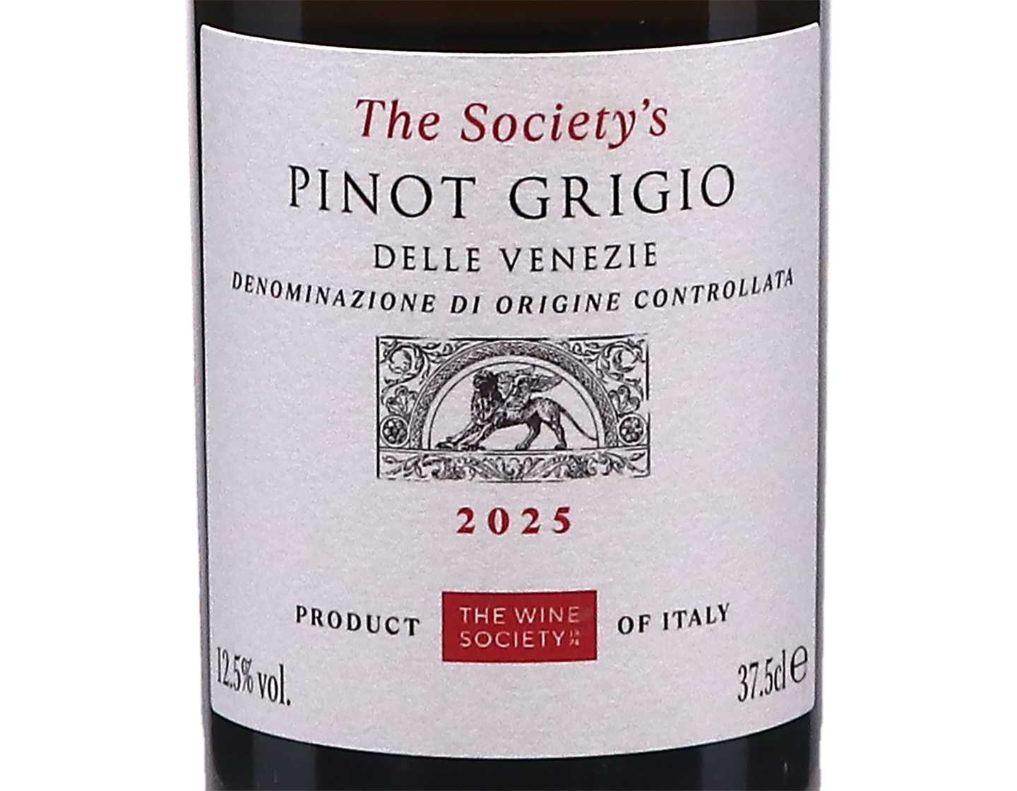 Half bottle of The Society's Pinot Grigio 2025