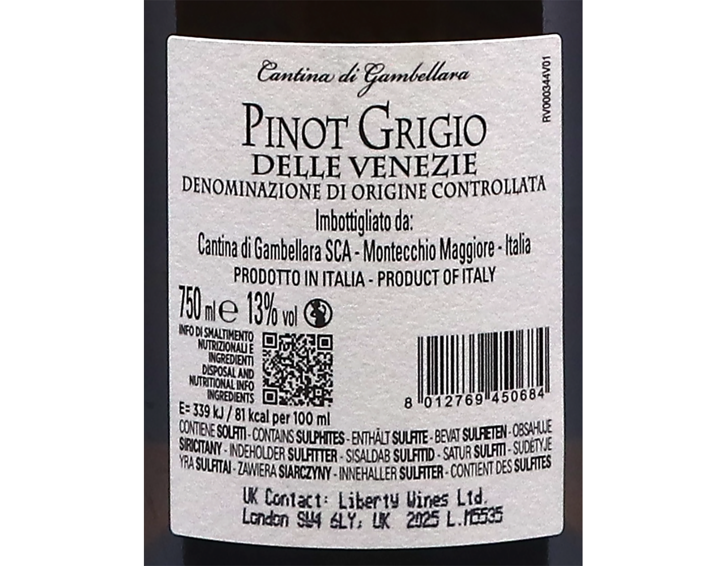 Monopolio Pinot Grigio Veneto 2025
