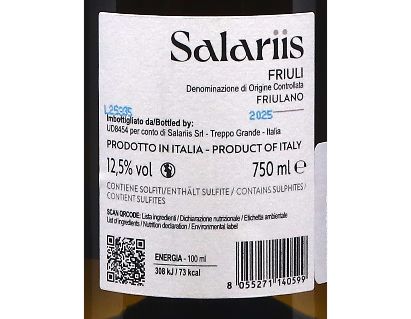 Salariis Friuli Friulano 2025