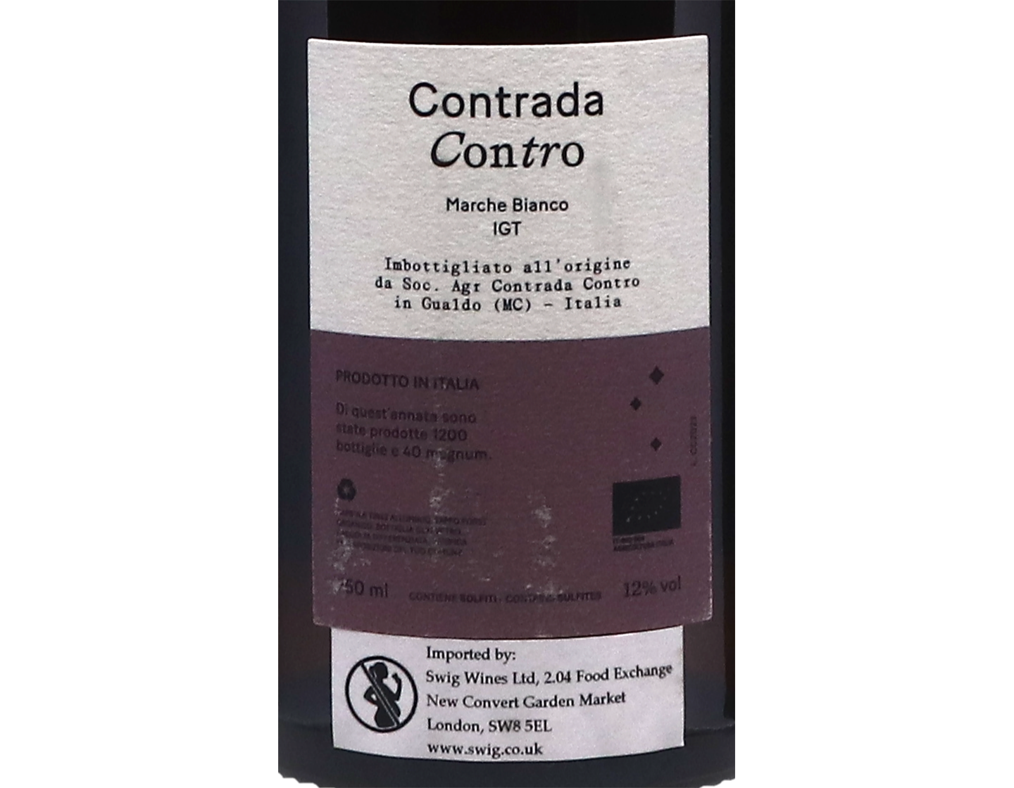 Contrada Contro Marche Bianco 2023 ORGANIC