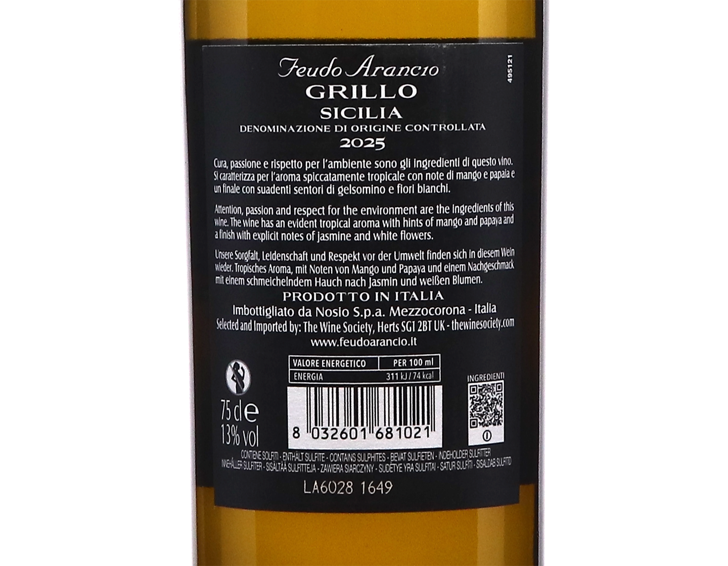Feudo Arancio Grillo Sicilia 2025