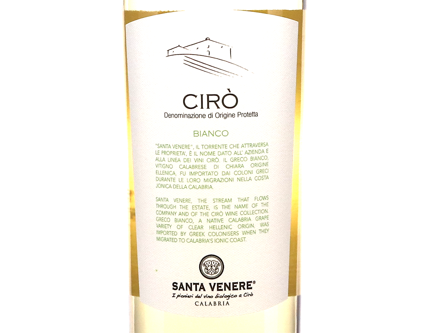 Ciro Calabria Greco Santa Venere 2025 ORGANIC