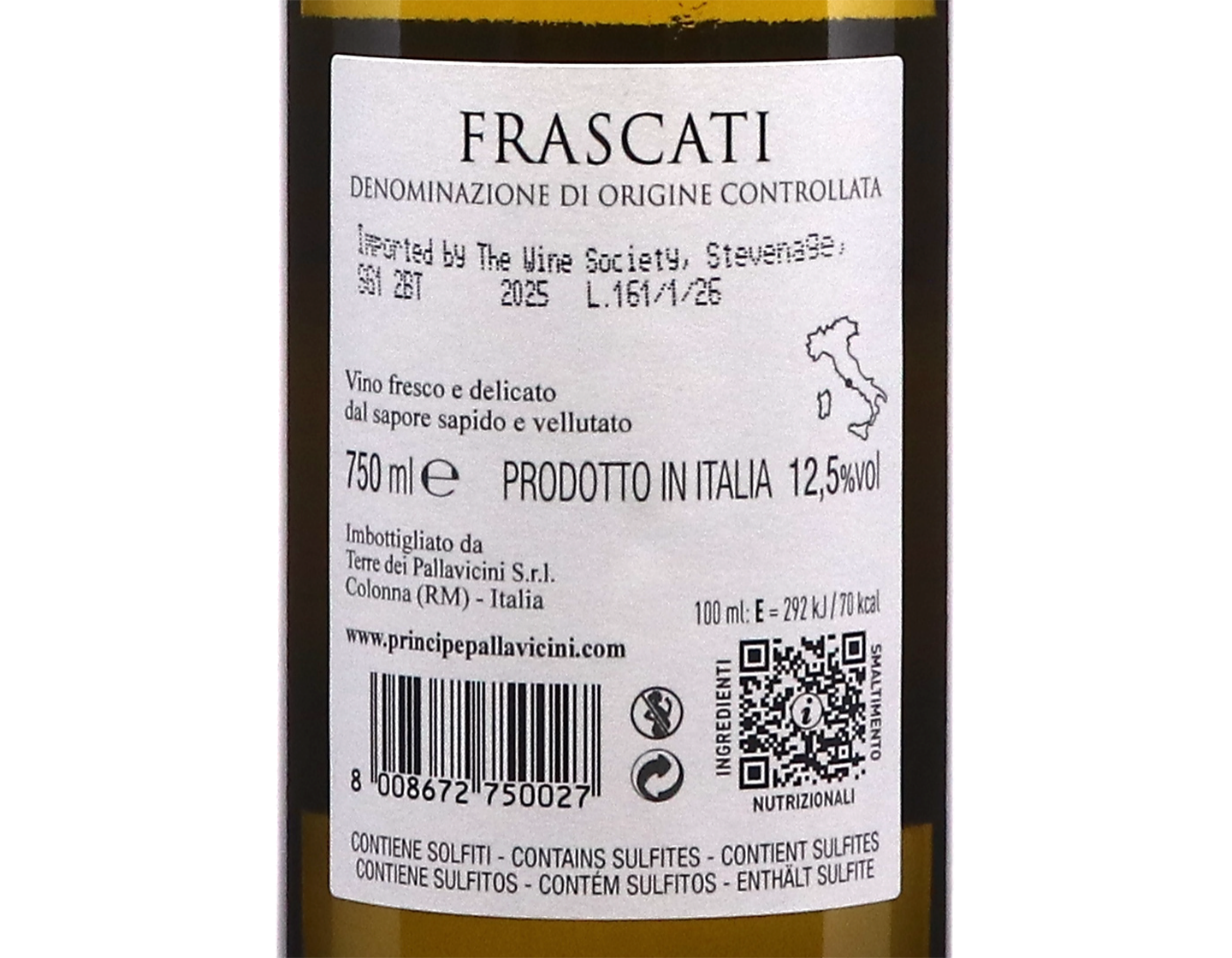 Frascati Principe Pallavicini 2025