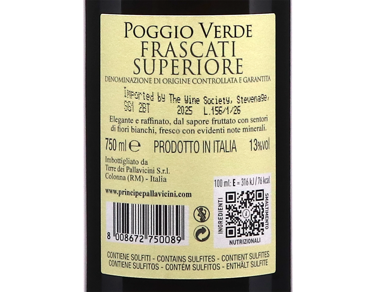 Poggio Verde Frascati Superiore Pallavicini 2025