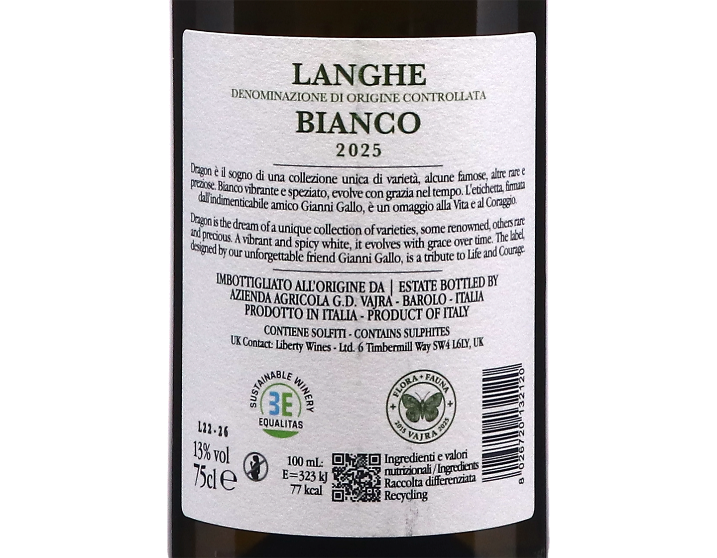 Dragon Langhe Bianco, Luigi Baudana 2025