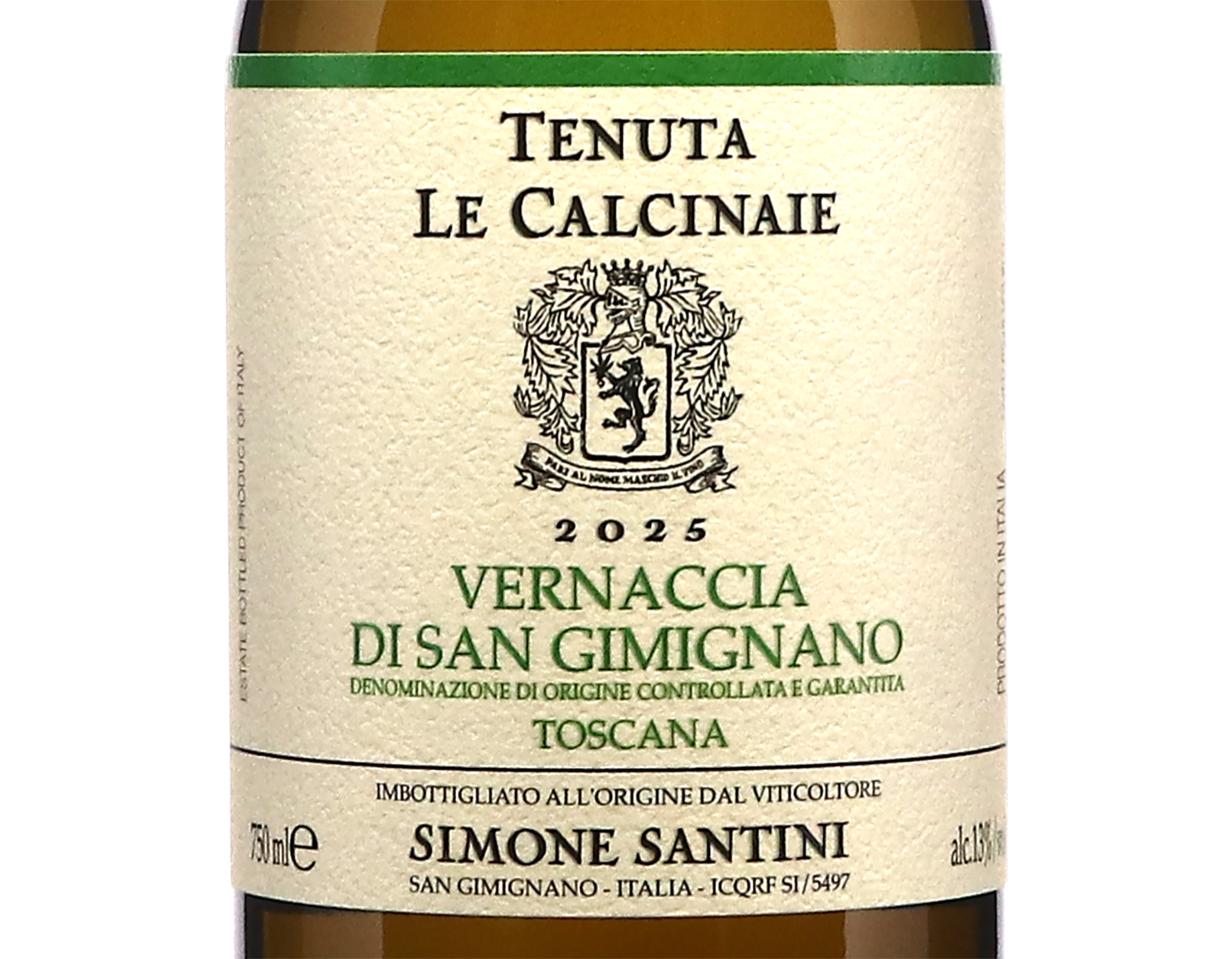 Vernaccia di San Gimignano Tenuta le Calcinaie Simone Santini 2025