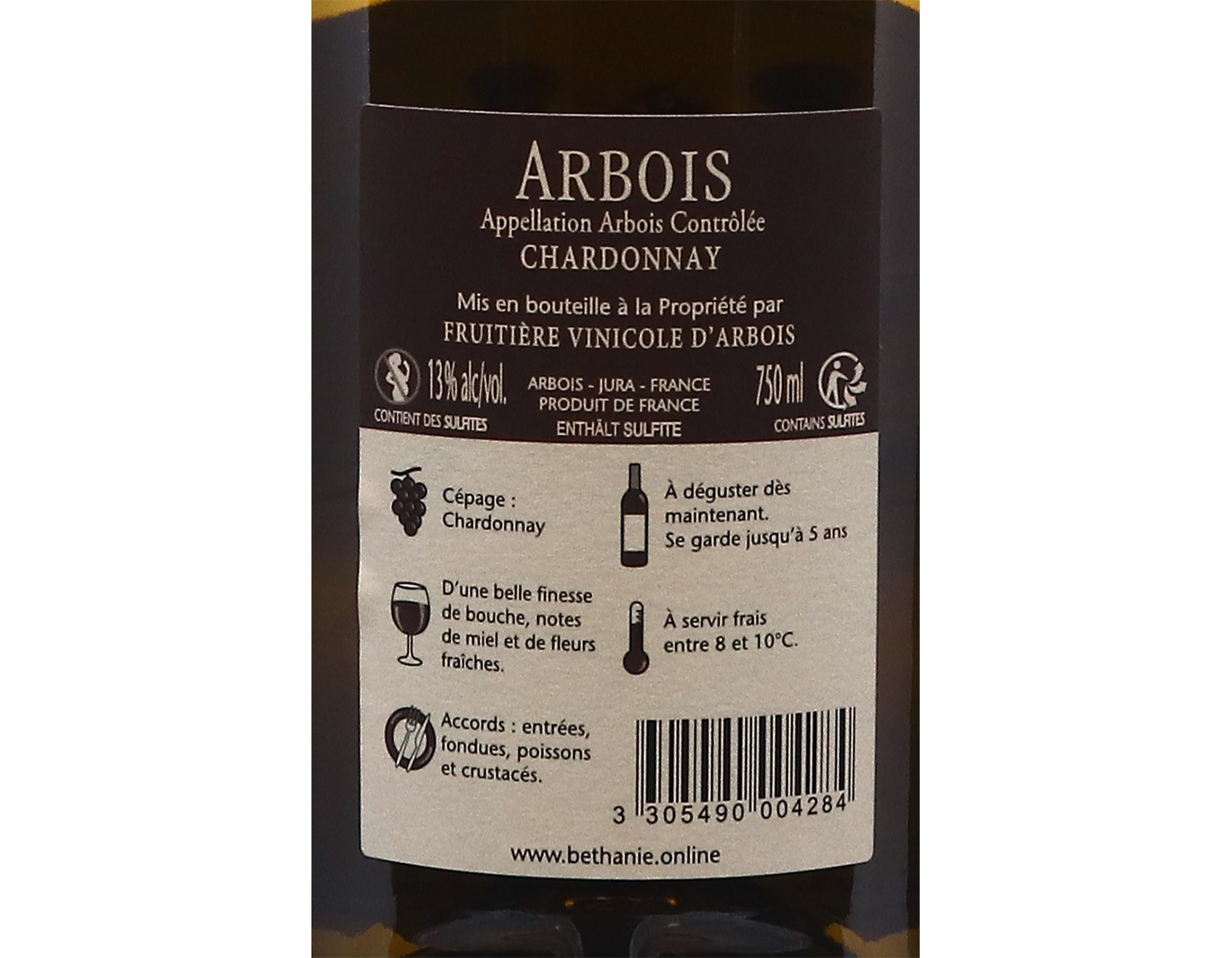 Arbois Chardonnay Fruitiere Vinicole d Arbois 2022