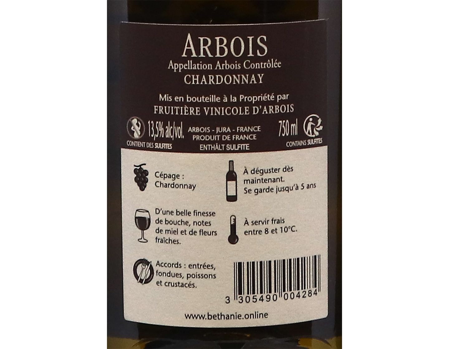 Arbois Chardonnay Fruitiere Vinicole d Arbois 2022