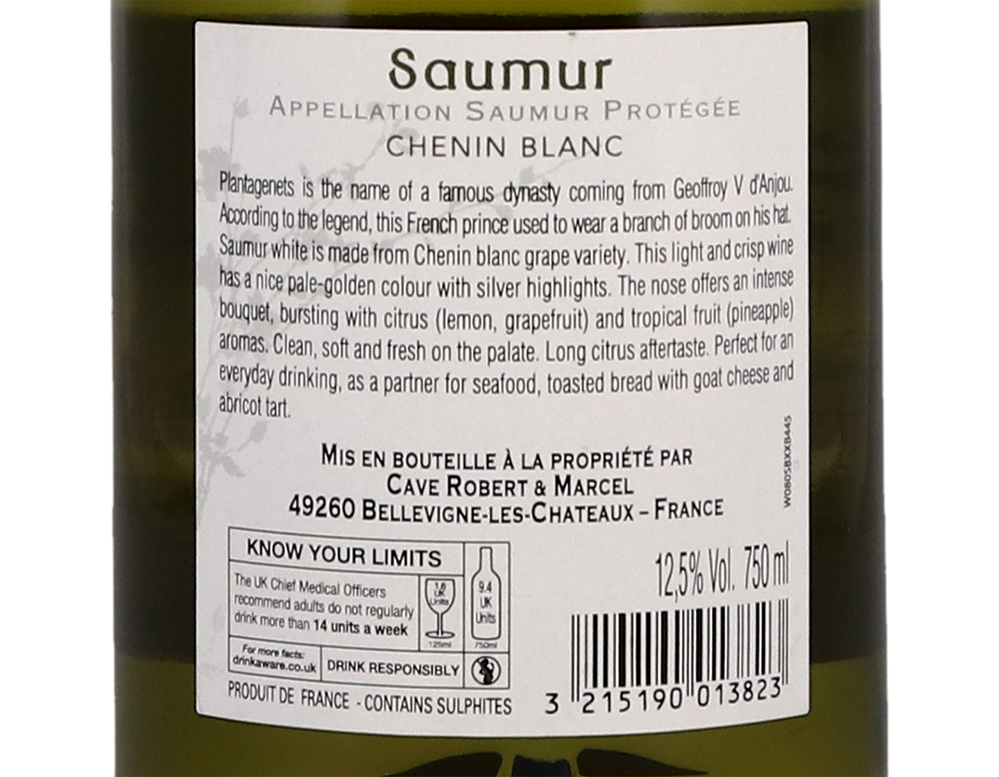 Saumur Blanc ‘Les Plantagenêts' 2020