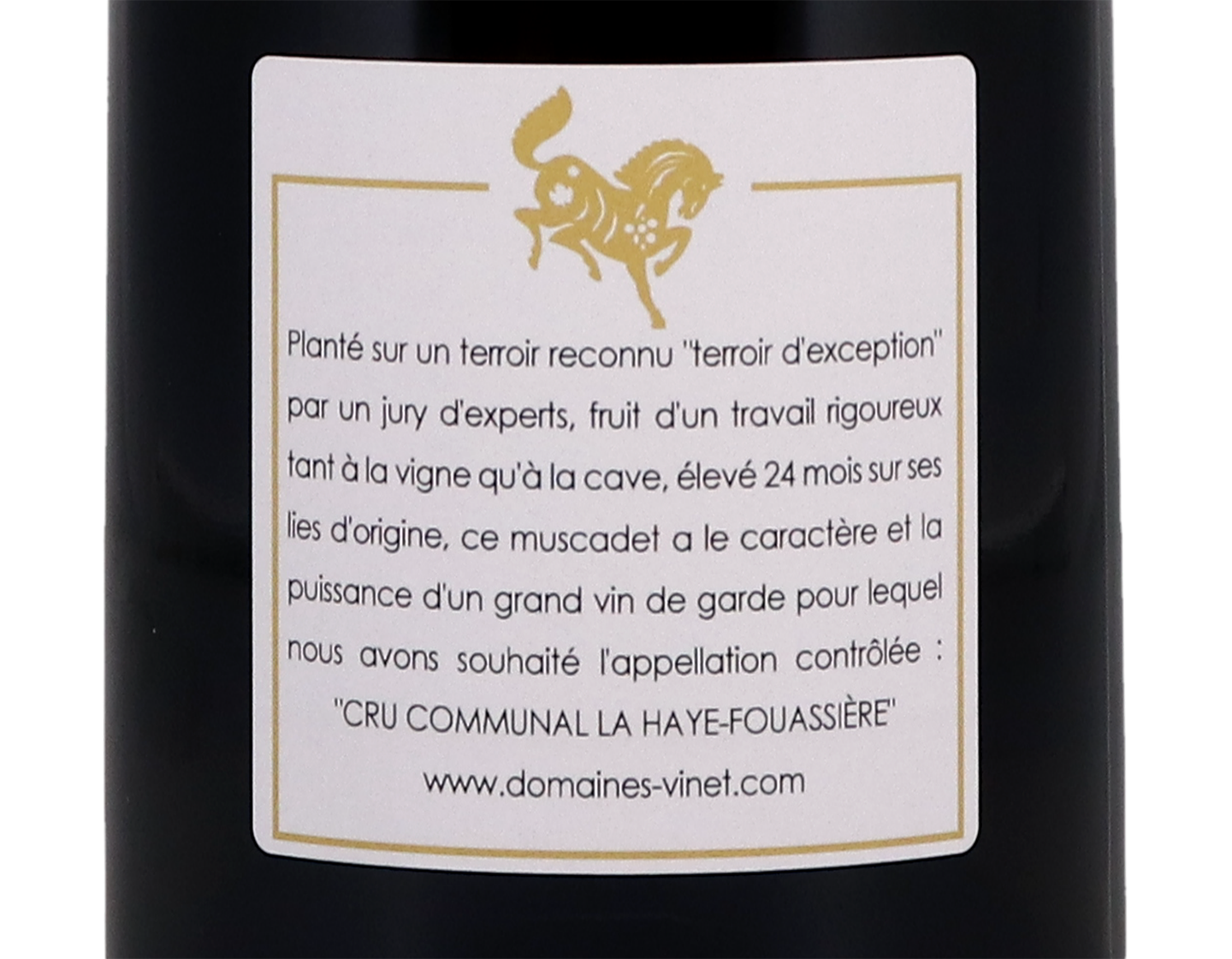 Muscadet Sevre et Maine Clos de la Houssaie 2015 Vinet