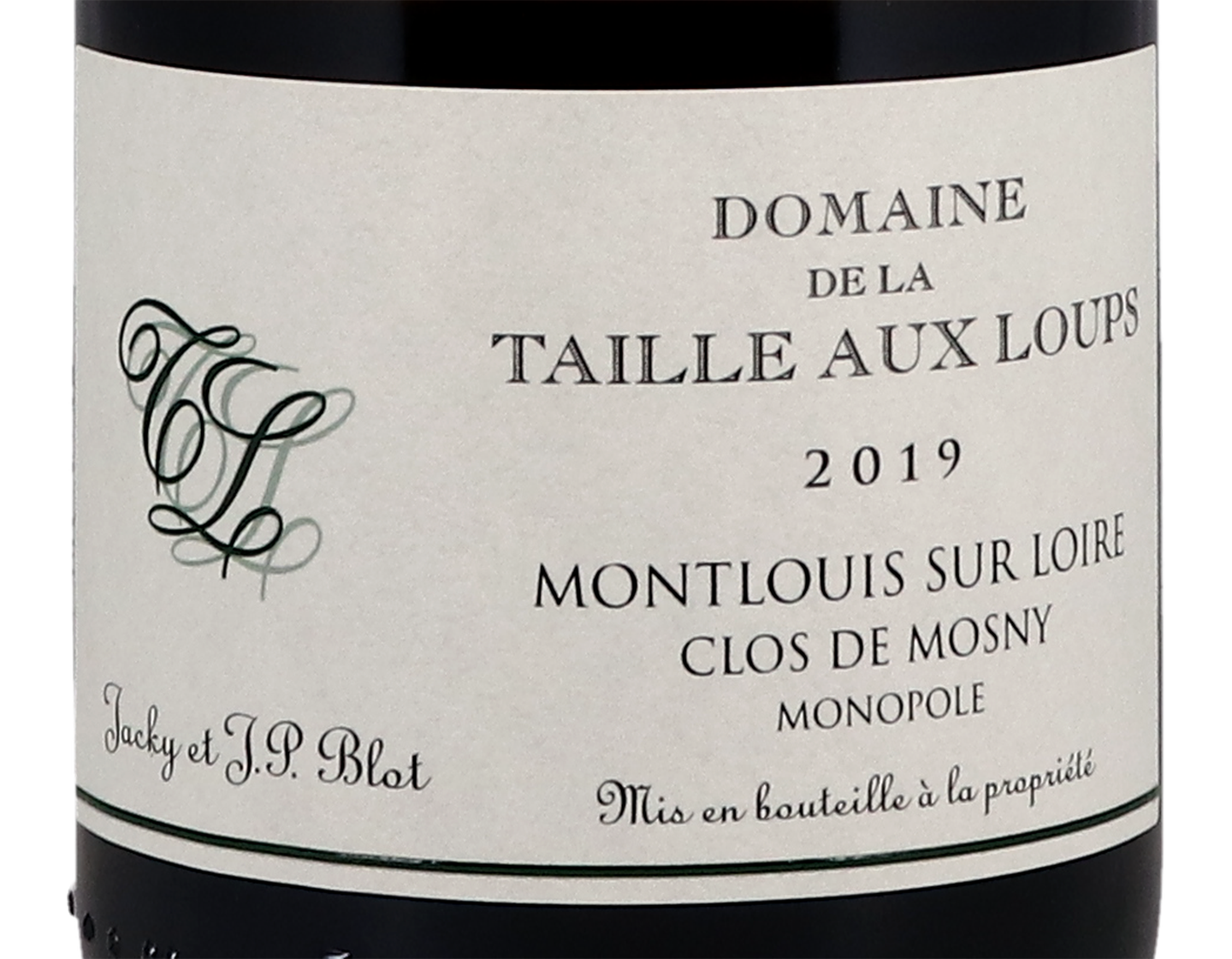 Montlouis sur Loire Clos de Mosny Dom de la Taille aux Loups 2019
