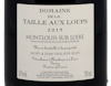 Montlouis sur Loire Clos de Mosny Dom de la Taille aux Loups 2019 view 3
