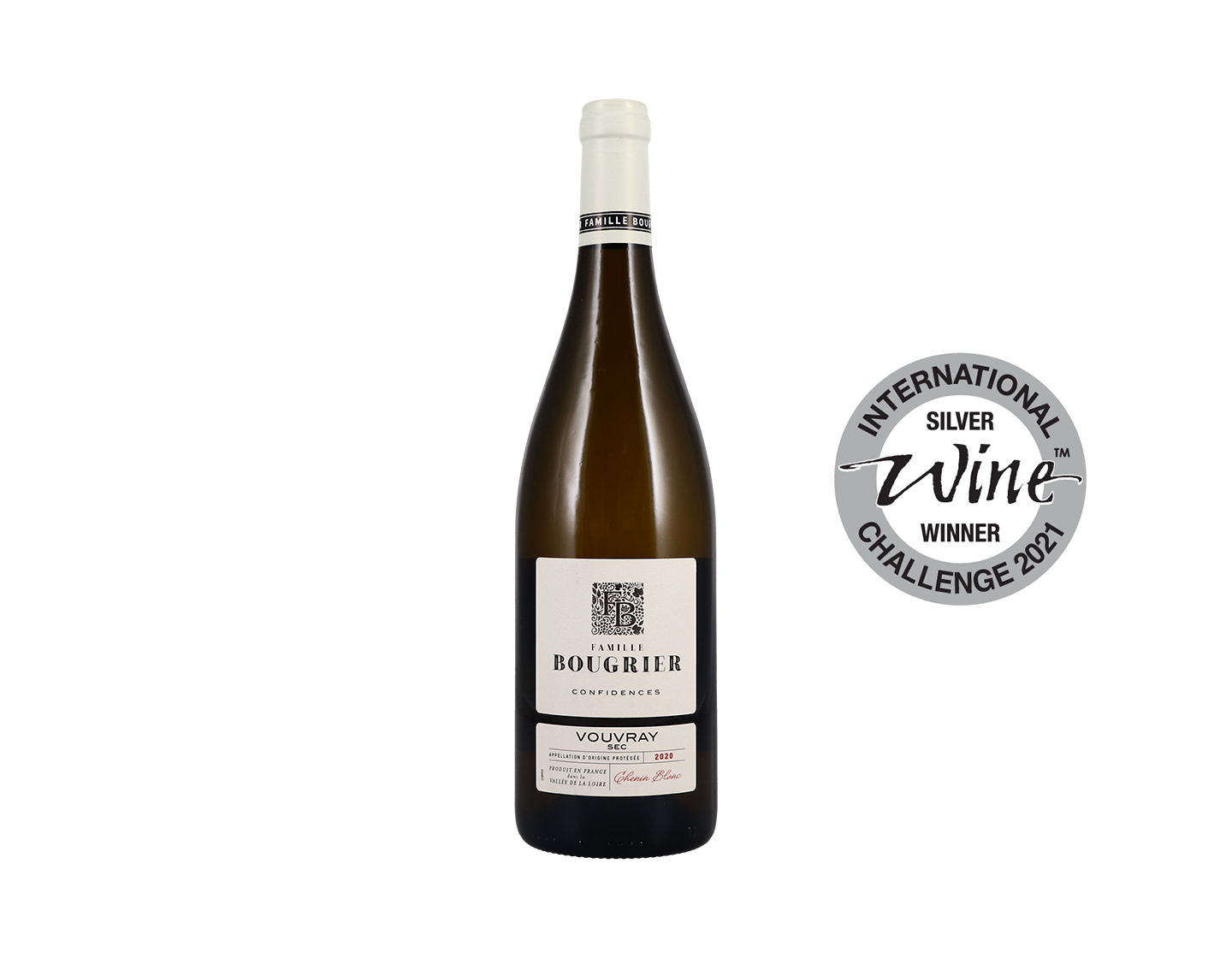 Vouvray Sec 'Confidences', Famille Bougrier 2020