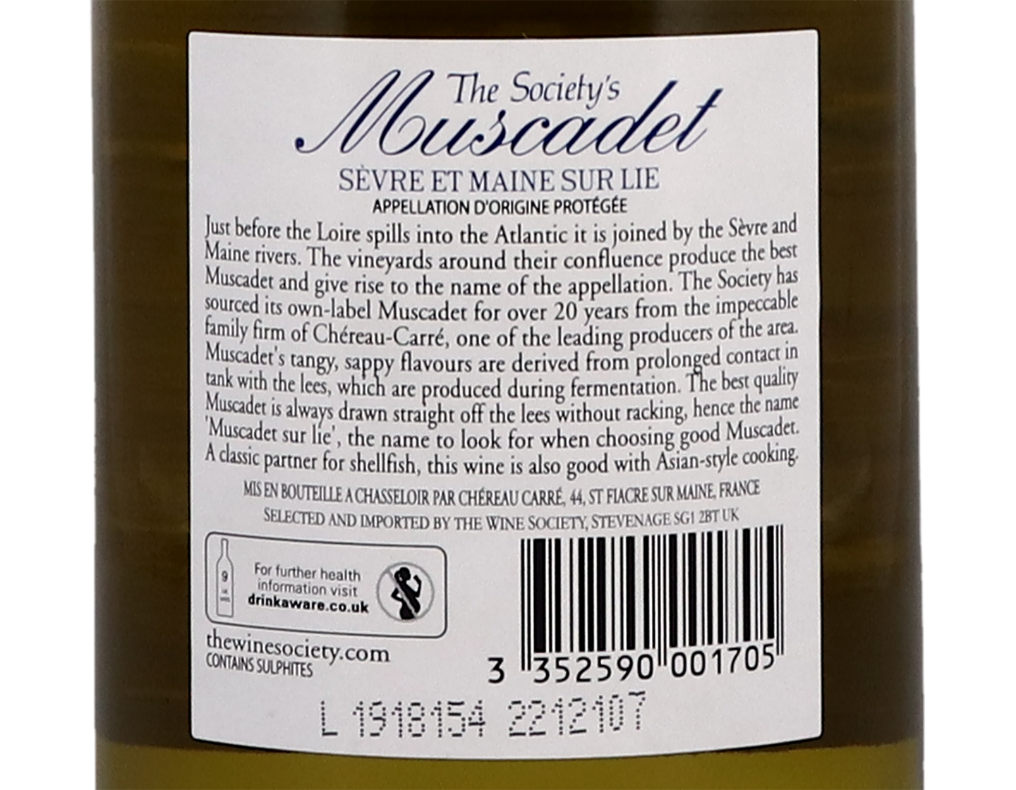 The Society's Muscadet Sèvre-et-Maine sur Lie 2020