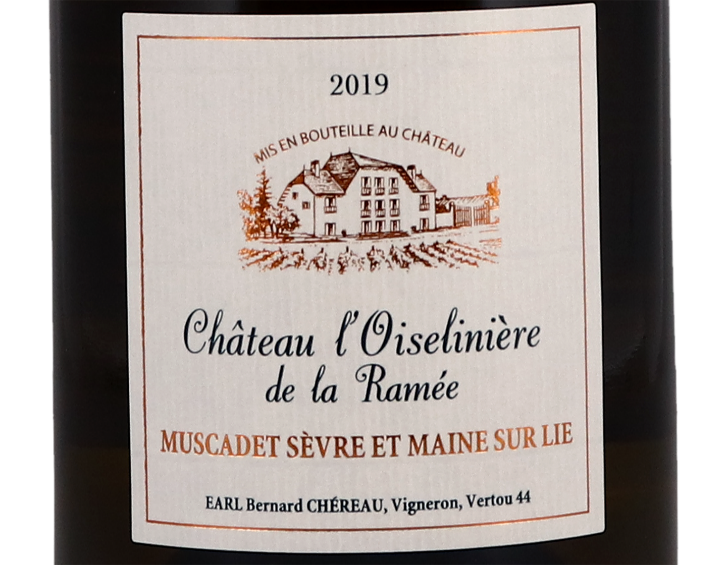 Muscadet Sèvre-et-Maine sur Lie, Château L'Oiselinière de la Ramée, Chéreau-Carré 2019