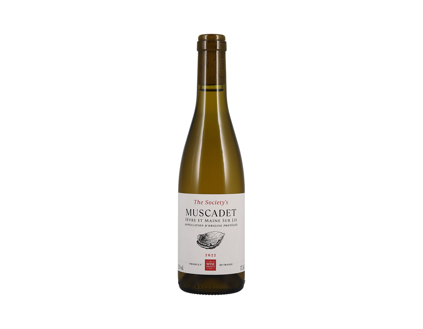 Half bottle of The Society's Muscadet Sevre et Maine sur Lie 2021