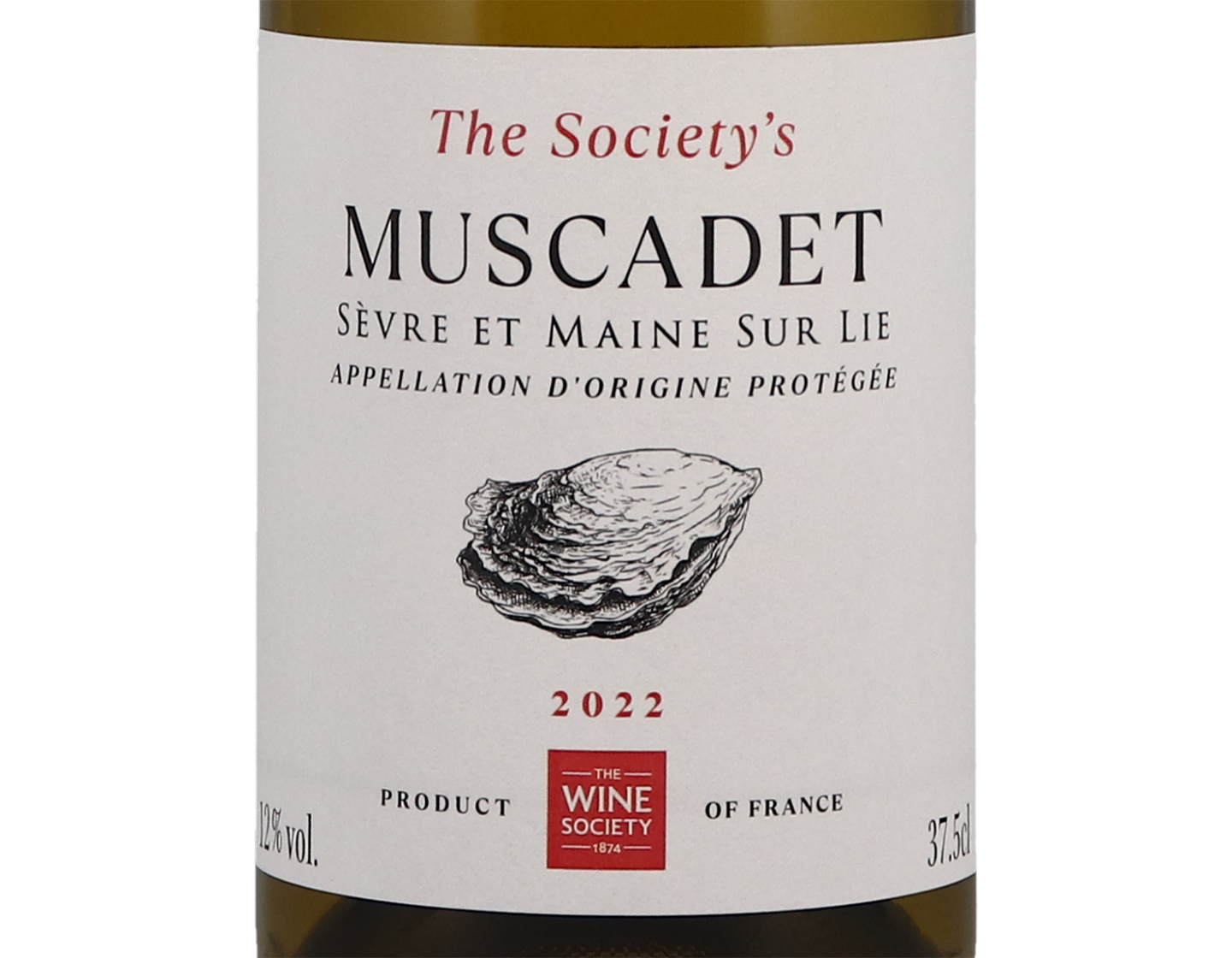 Half bottle of The Society's Muscadet Sevre et Maine sur Lie 2021