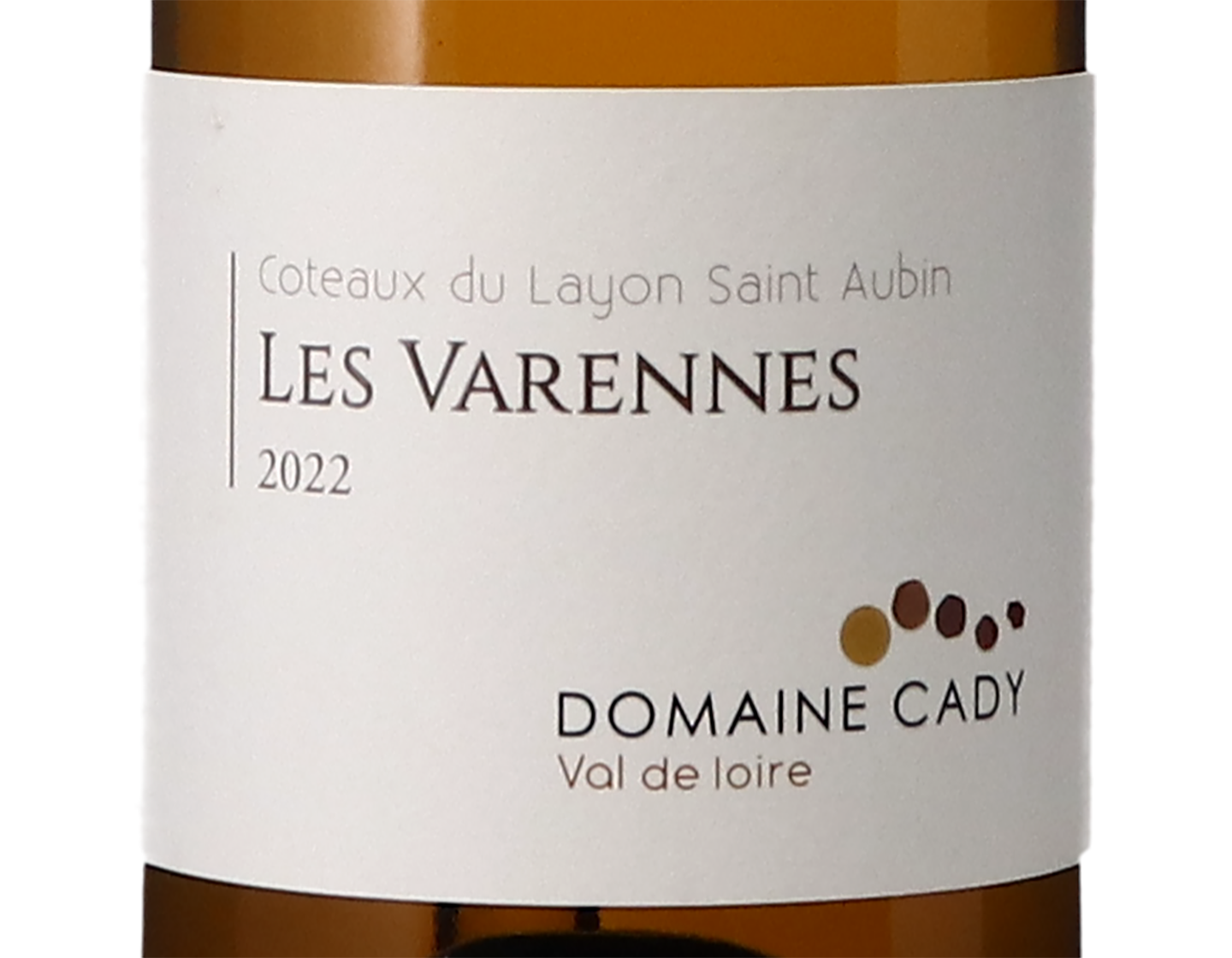 Coteaux du Layon Saint Aubin Les Varennes Domaine Cady 2022 ORGANIC