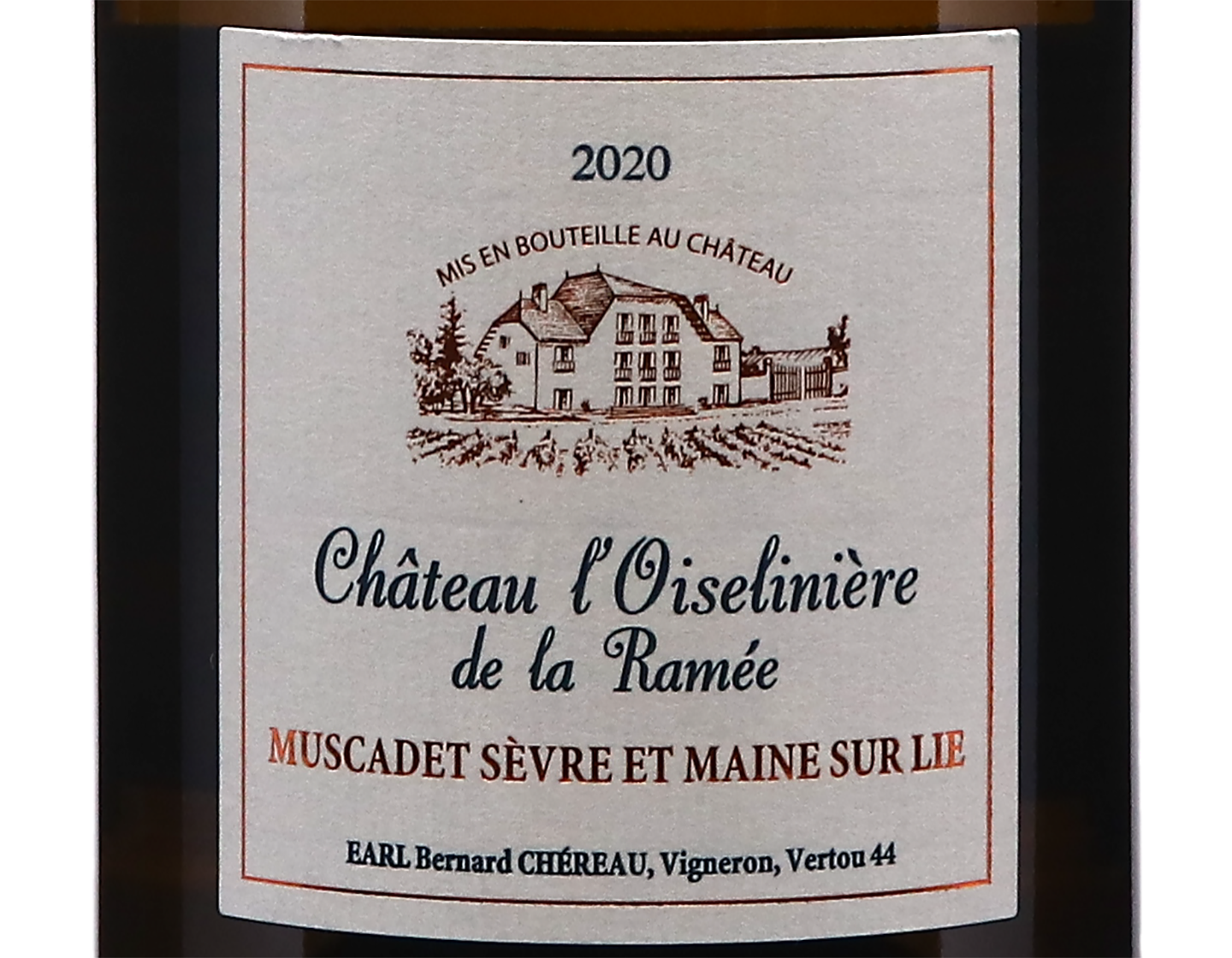 Muscadet Sevre et Maine Sur Lie Chateau Oiseliniere de la Ramee 2020