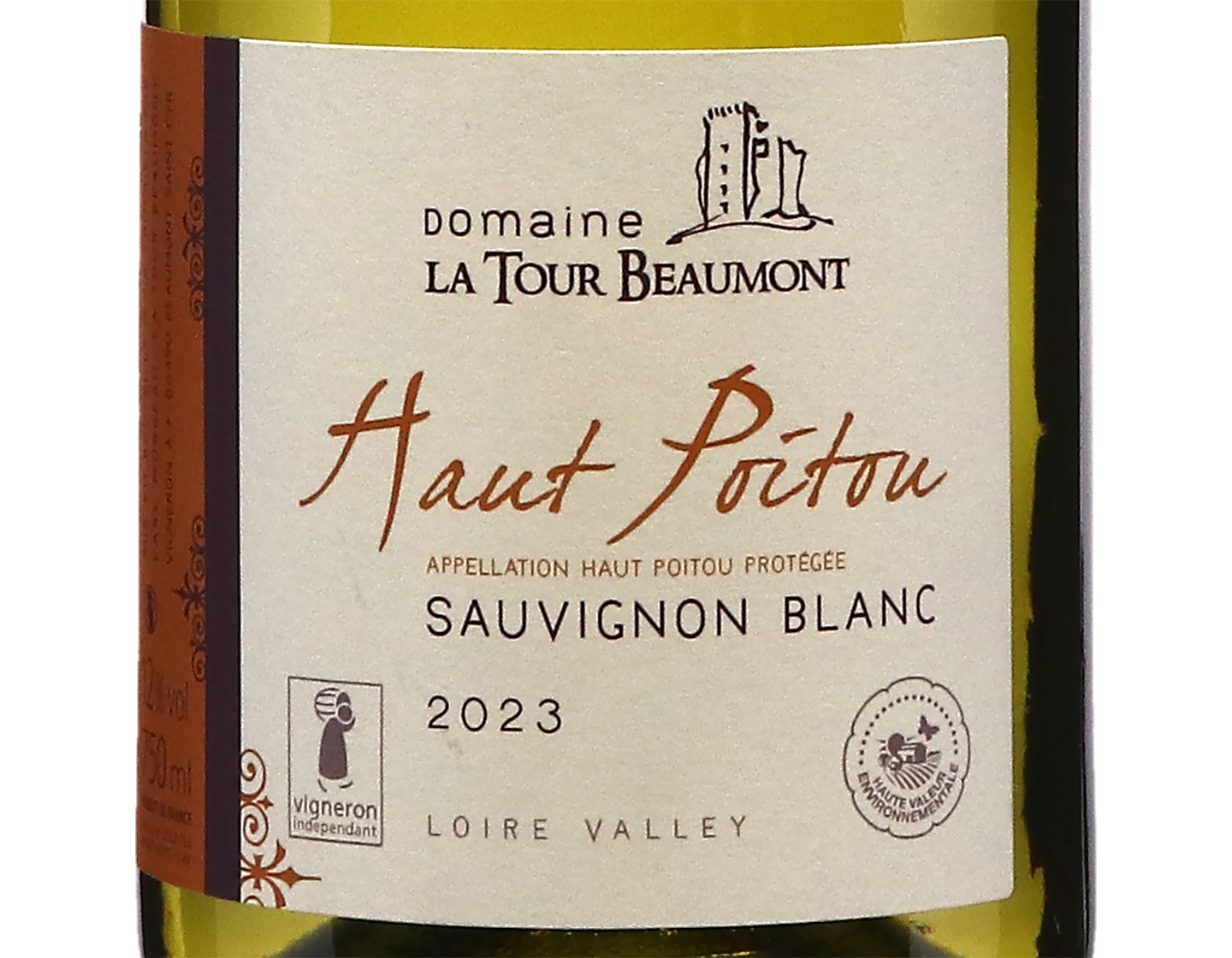 Haut Poitou Sauvignon Blanc Domaine La Tour Beaumont 2023
