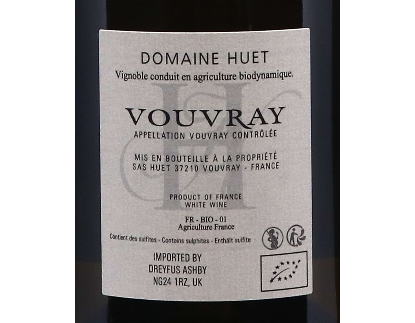 Vouvray Moelleux Le Mont Domaine Huet 2022 ORGANIC