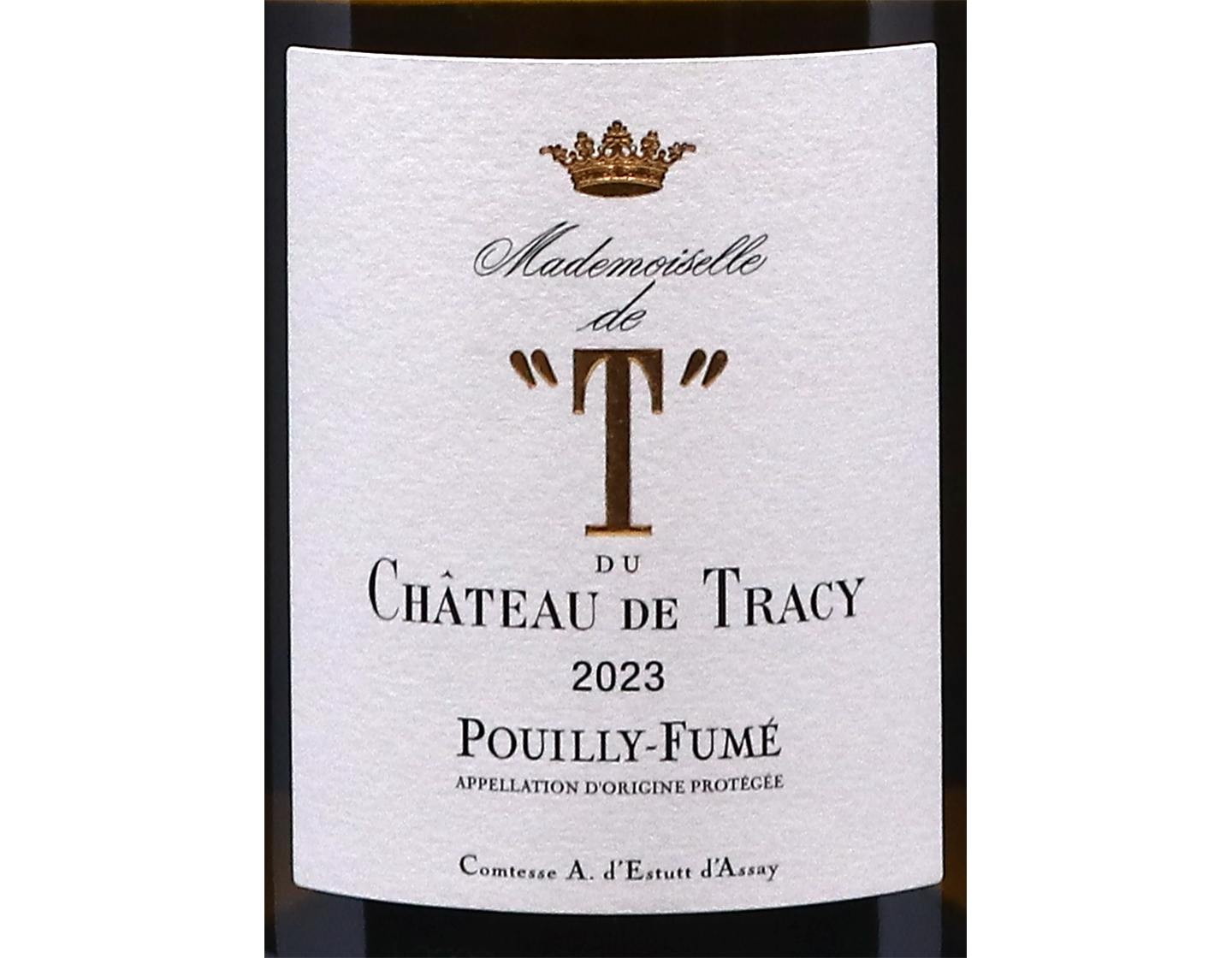 Pouilly Fume Mademoiselle de T Chateau de Tracy 2023